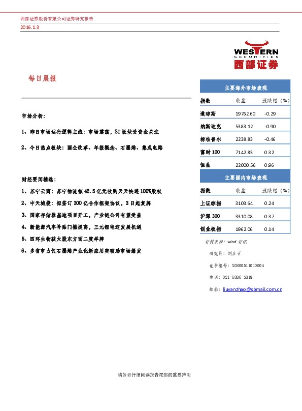 每日晨报