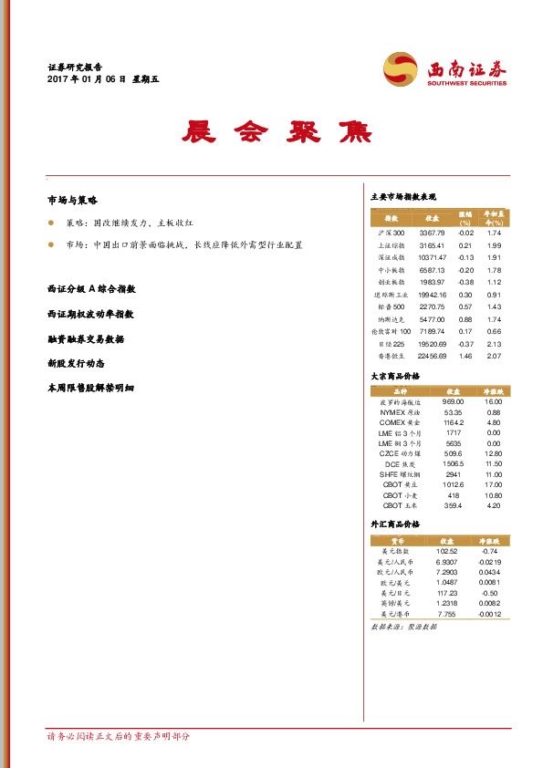 晨会聚焦