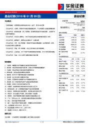 晨会纪要