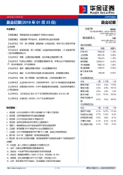 晨会纪要