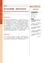 早盘前瞻：周末消息面偏暖，望推动市场反弹
