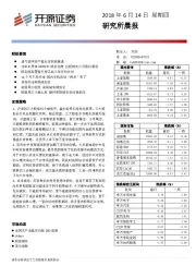 研究所晨报