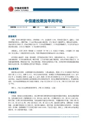 早间评论