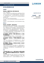 晨会纪要