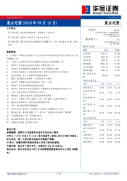 晨会纪要