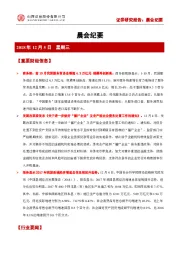 晨会纪要