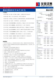晨会纪要