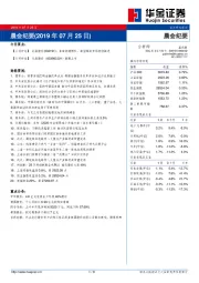 晨会纪要