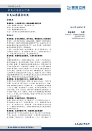 晨会纪要