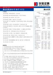 晨会纪要