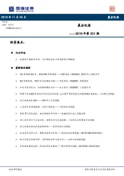 晨会纪要2019年第201期