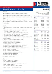 晨会纪要