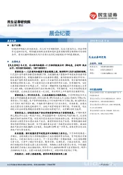 晨会纪要