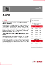 晨会纪要