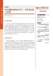 早盘前瞻：年内将建5G基站60万个，5G手机出货1.8亿部