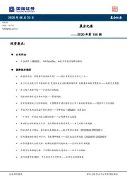 晨会纪要2020年第106期