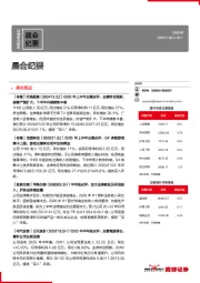 晨会纪要