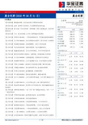 晨会纪要