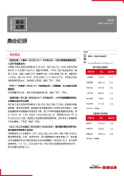 晨会纪要