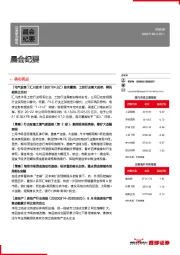 晨会纪要