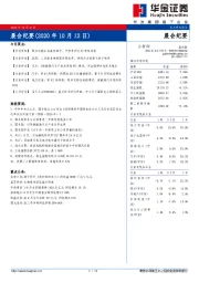 晨会纪要