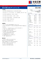 晨会纪要