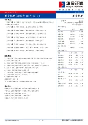 晨会纪要