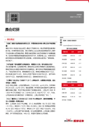 晨会纪要