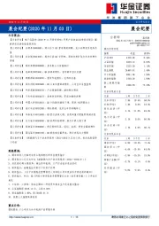 晨会纪要