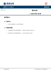 晨会纪要2020年第195期