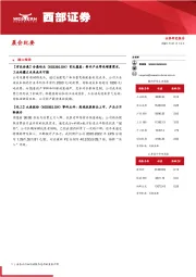 晨会纪要