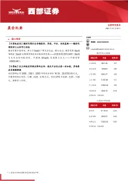 晨会纪要