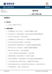晨会纪要2021年第42期