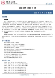 晨会纪要