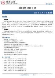晨会纪要