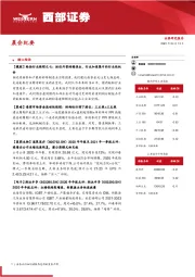 晨会纪要