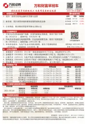 万和财富早班车