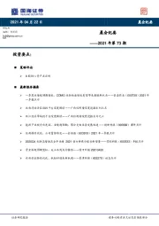 晨会纪要2021年第73期