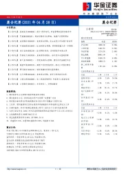晨会纪要