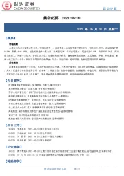 晨会纪要