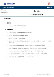 晨会纪要2021年第103期