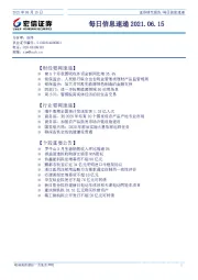 每日信息速递