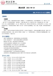 晨会纪要