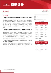 晨会纪要