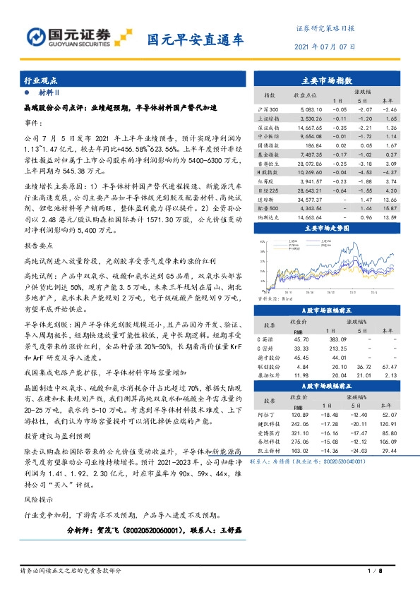 国元早安直通车