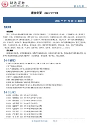 晨会纪要