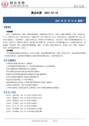 晨会纪要