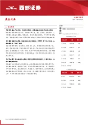 晨会纪要