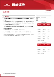 晨会纪要
