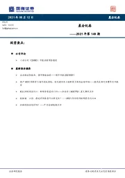 晨会纪要2021年第149期